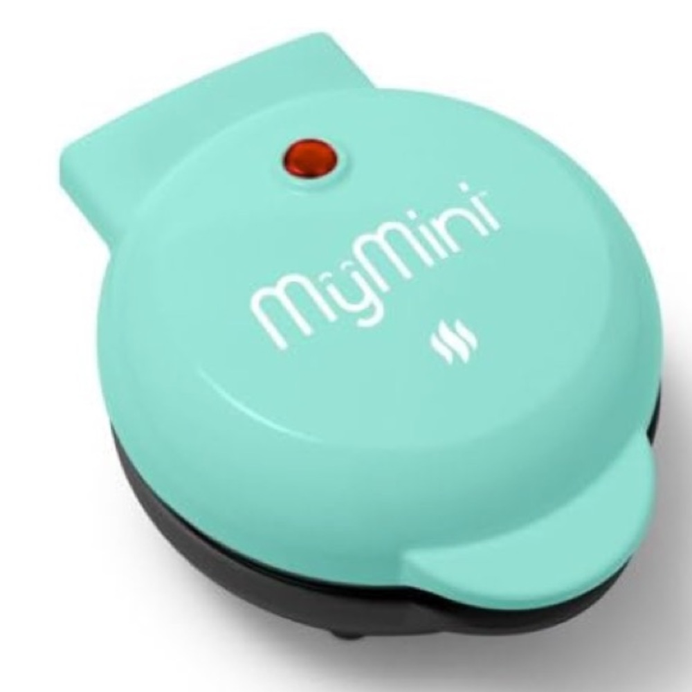 My Mini Waffle Maker,Teal, On the‎ Go Meals, Easy To Use, Compact-NWT